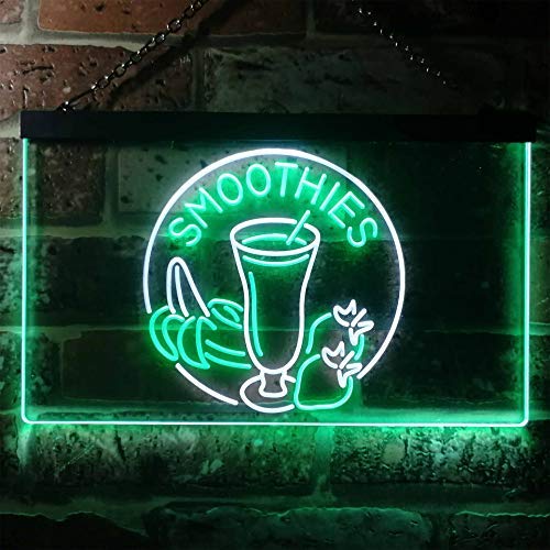 Smoothies Dual LED Neon Light Sign